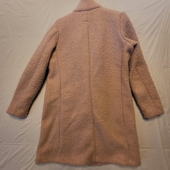 Old Navy Pink Rose Soft Brushed Over Pea Coat Size XS - Picture 6 of 11